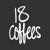 18 Coffees logo