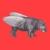 Flying hippo