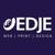 EDJE web | print | design logo
