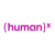 (human)x , a Leap Group Co. logo