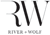 River and Wolf logo