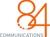 84 Communications logo