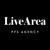 LiveArea The PFS Agency logo