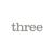 three logo