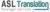 ASL Translation logo