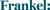 Frankel Agency logo