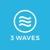 3 Waves Agency logo