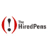 The Hired Pens logo